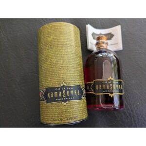 Kama Sutra Oil of Love Ambrosia Kissable Body Oil 4 fl oz Vintage NEW